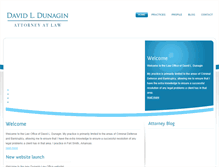 Tablet Screenshot of dunaginlawoffice.com